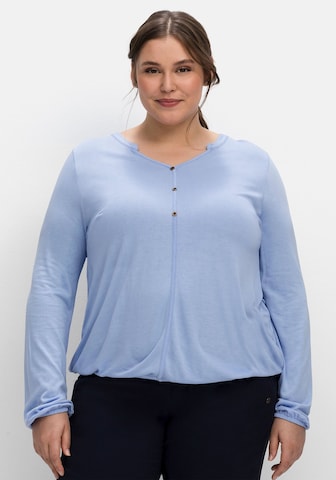 SHEEGO Shirt in Blauw: voorkant