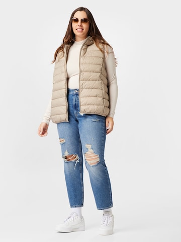 ONLY Carmakoma Vest 'New Tahoe' in Beige