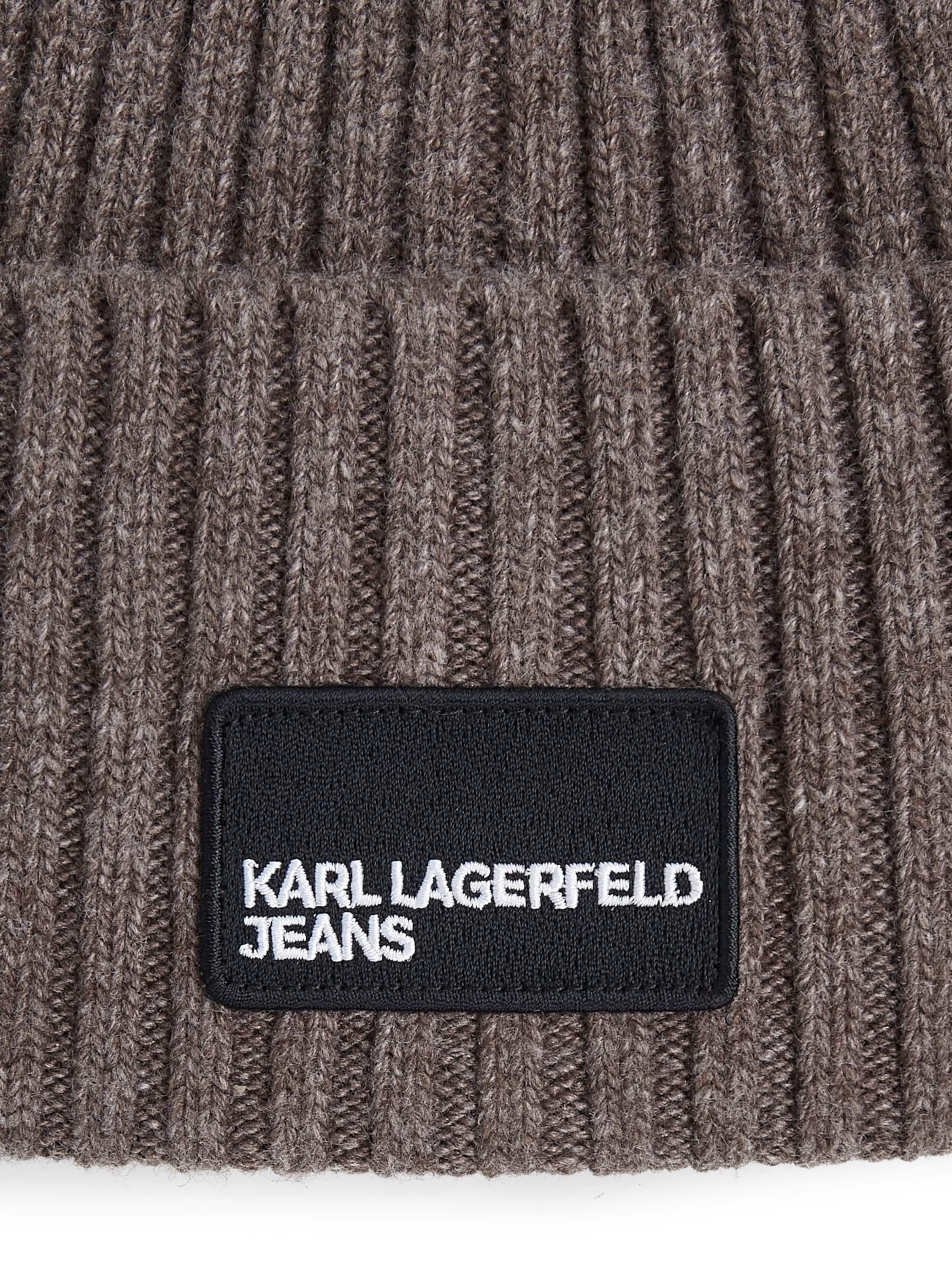Căciulă de la KARL LAGERFELD JEANS pe gri