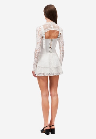 OW Collection Cocktailjurk 'NORI' in Wit