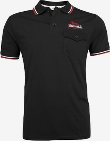 LONSDALE Shirt 'LYNTON' in Black: front