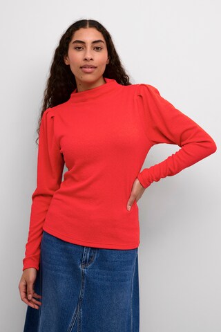 Kaffe - Blusa 'Robin' en rojo: frente