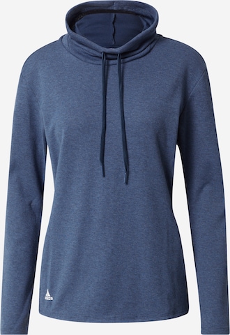 ADIDAS GOLF Athletic Sweatshirt in Blue: front