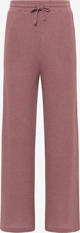Wide Leg Pantalon IZIA en rose : devant