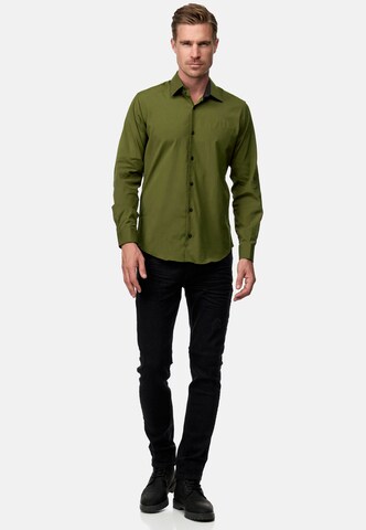 Rusty Neal Regular fit Button Up Shirt in Green