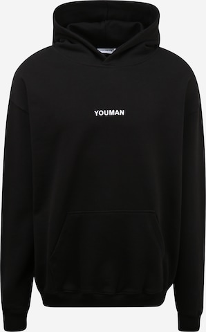 Youman Sweatshirt 'Joe' in Black: front