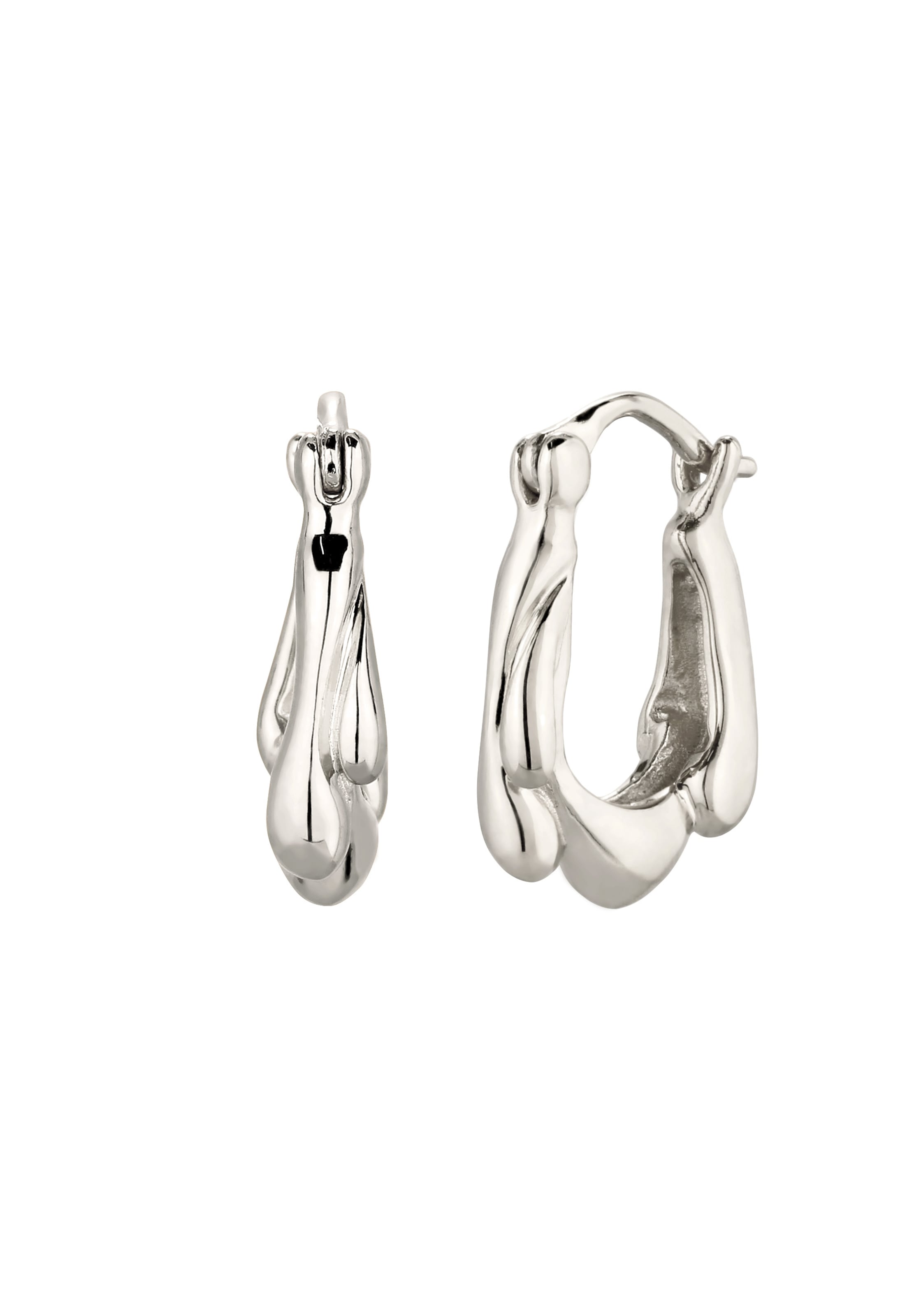 ELLI Earrings in Silver: front
