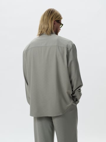 KARIA by Loris Karius Regular fit Πουκάμισο σε γκρι