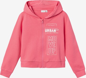 NAME IT Zip-Up Hoodie 'VIALA' in Pink: front