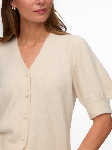 VERO MODA Knit Cardigan 'VMDOFFY' in Beige