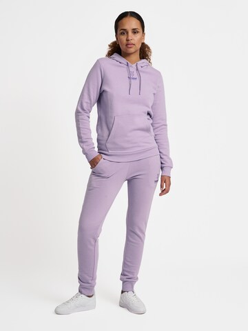 Effilé Pantalon de sport Hummel en violet