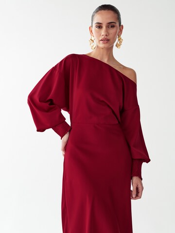 Willa - Vestido de festa 'Diara' em vermelho