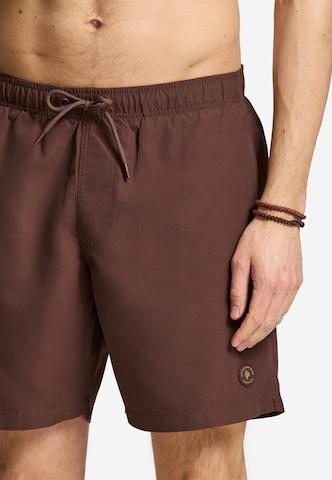 The Sunshine Brand Kratke kopalne hlače 'Mike' | rjava barva