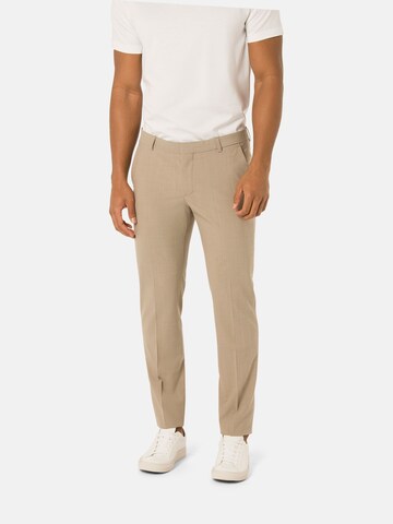 BENVENUTO Slim fit Pants 'Iago' in Beige: front