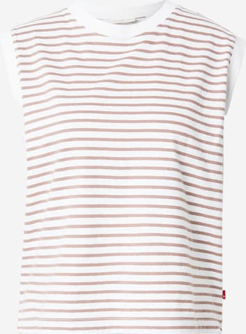 LEVI'S ® Paita 'Boxy Tank Top' värissä ruskea: etupuoli