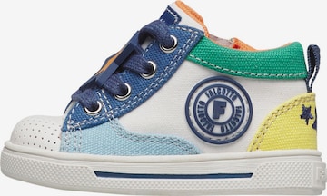 Baskets 'SHIN ZIP.' Falcotto en bleu : devant