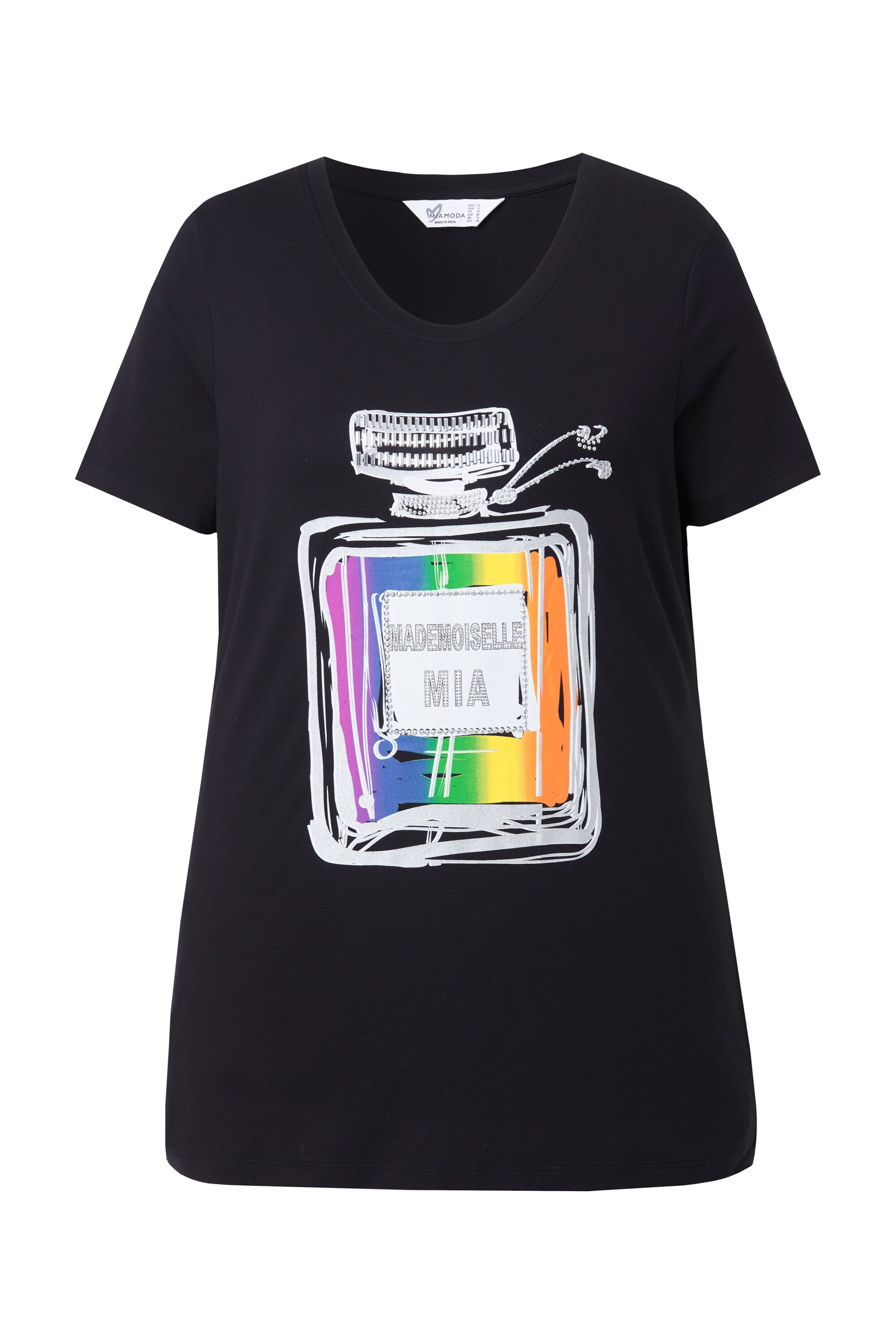 MIAMODA Shirt in Zwart: voorkant