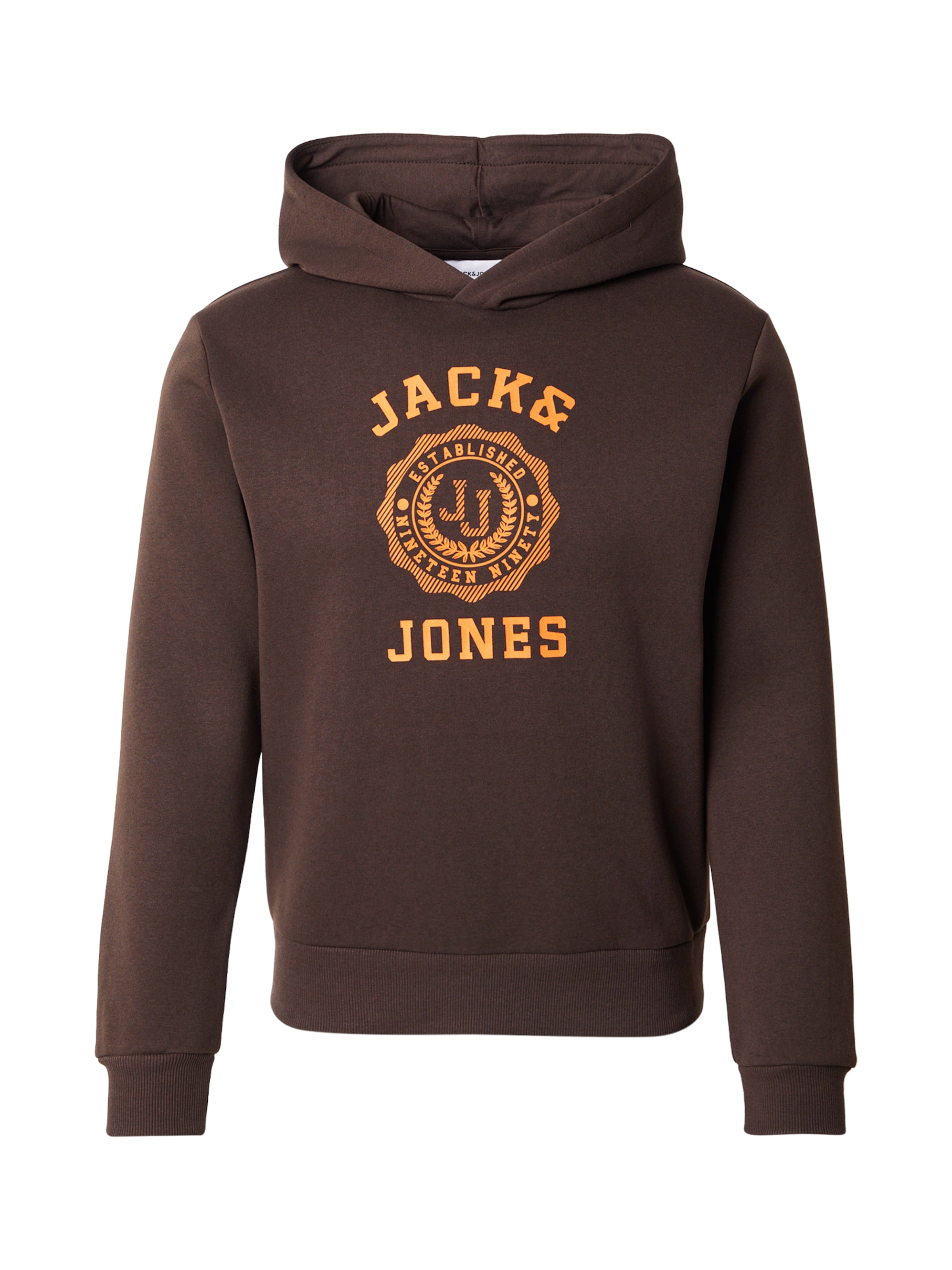 JACK & JONES Sweatshirt 'JWHVICTO' in Brown: front