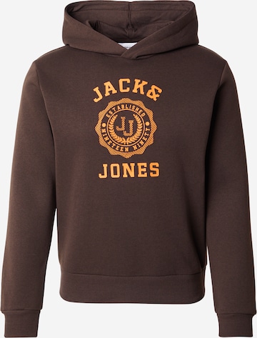 JACK & JONES Collegepaita 'JWHVICTO' värissä ruskea: etupuoli