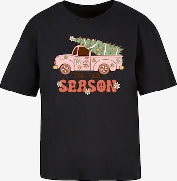 F4NT4STIC Shirt in Zwart: voorkant