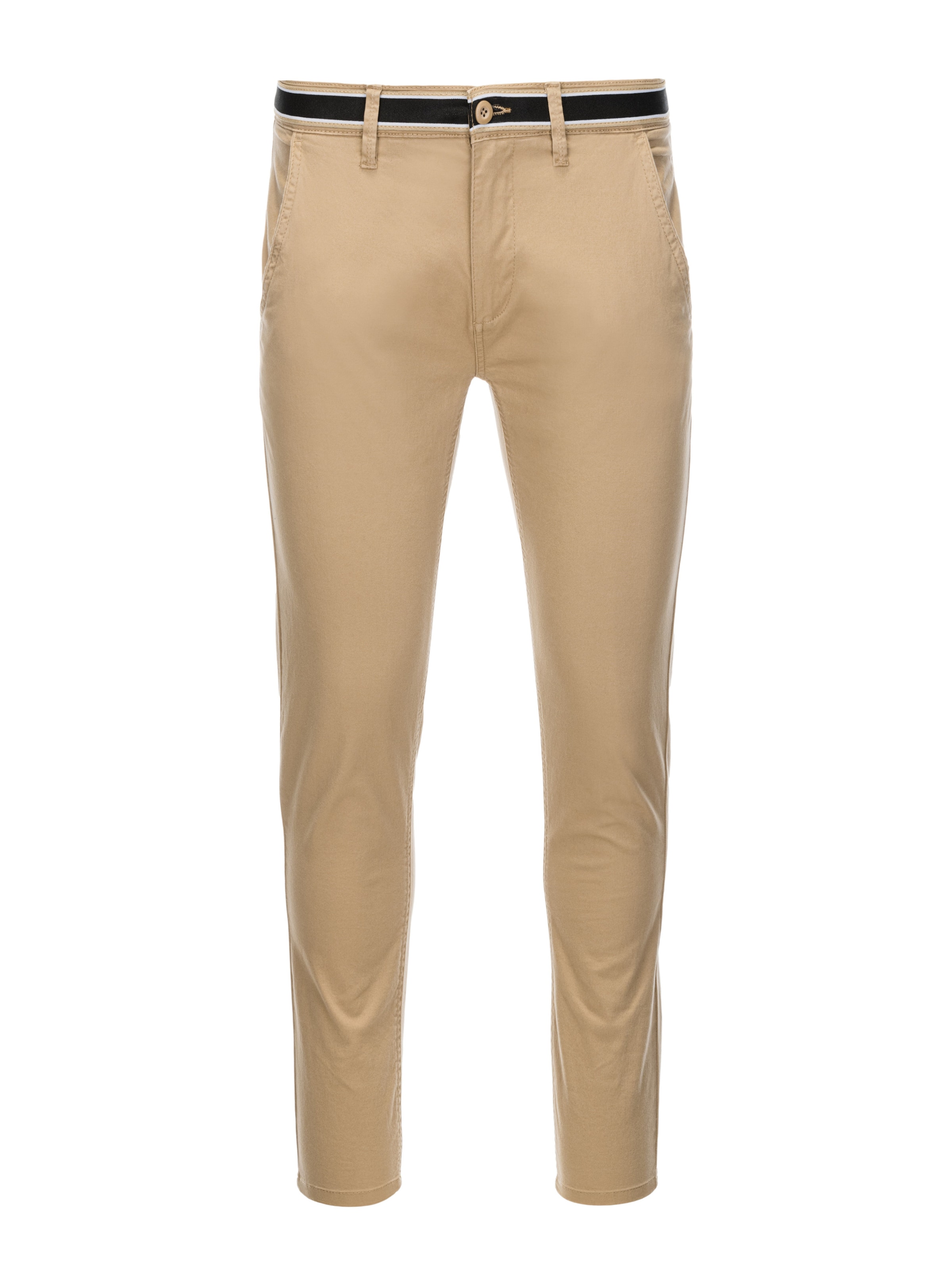 Ombre Regular Chino 'P156' in Beige: voorkant