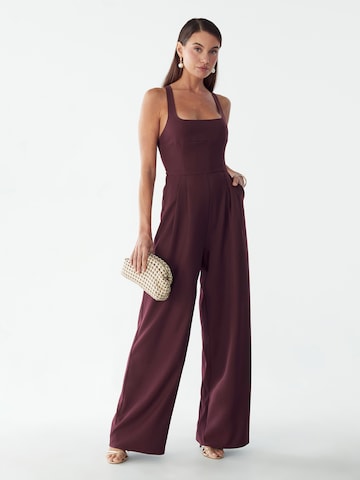BWLDR - Jumpsuit 'Cherie' en rojo