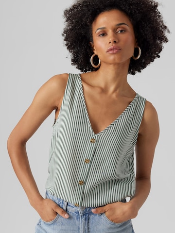 VERO MODA Blouse 'BUMPY' in Green