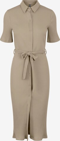 Pieces Maternity Dress 'Tiana' in Beige: front