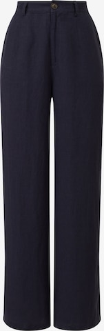 Lexington Wide leg Broek 'CLEO' in Blauw: voorkant