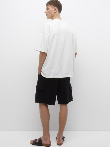 Pull&Bear Loosefit Shorts in Schwarz