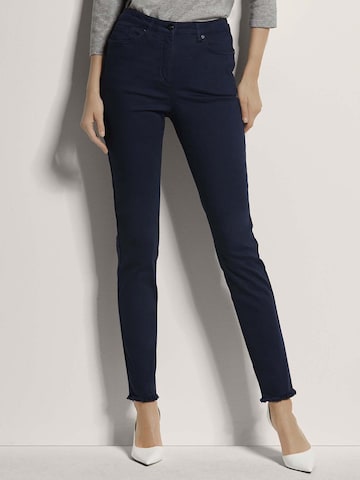 Skinny Jean MADELEINE en bleu : devant