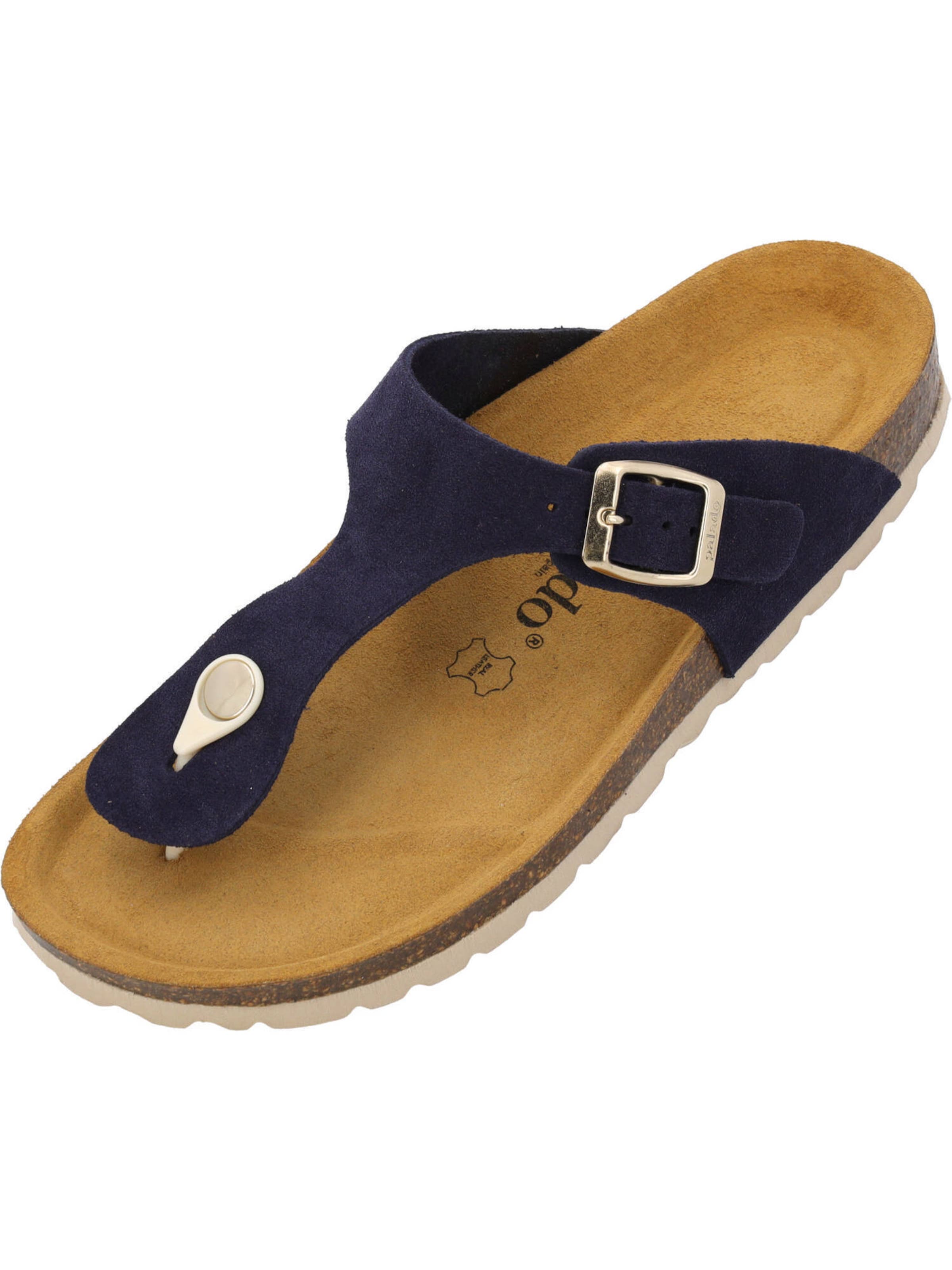 Palado T-bar sandals 'Kos' in Blue: front