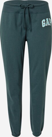 Effilé Pantalon GAP en vert : devant