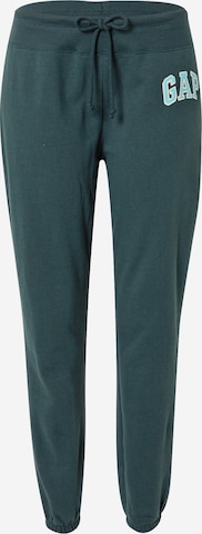 GAP Zwężany krój Spodnie w kolorze zielony: przód