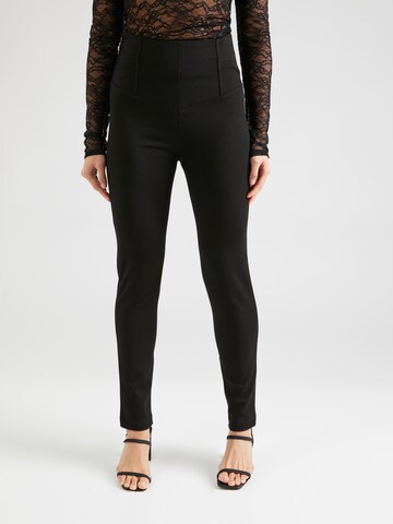 GUESS - Regular Leggings 'ANNA' em preto: frente