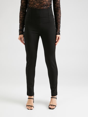 GUESS - Regular Leggings 'ANNA' em preto: frente