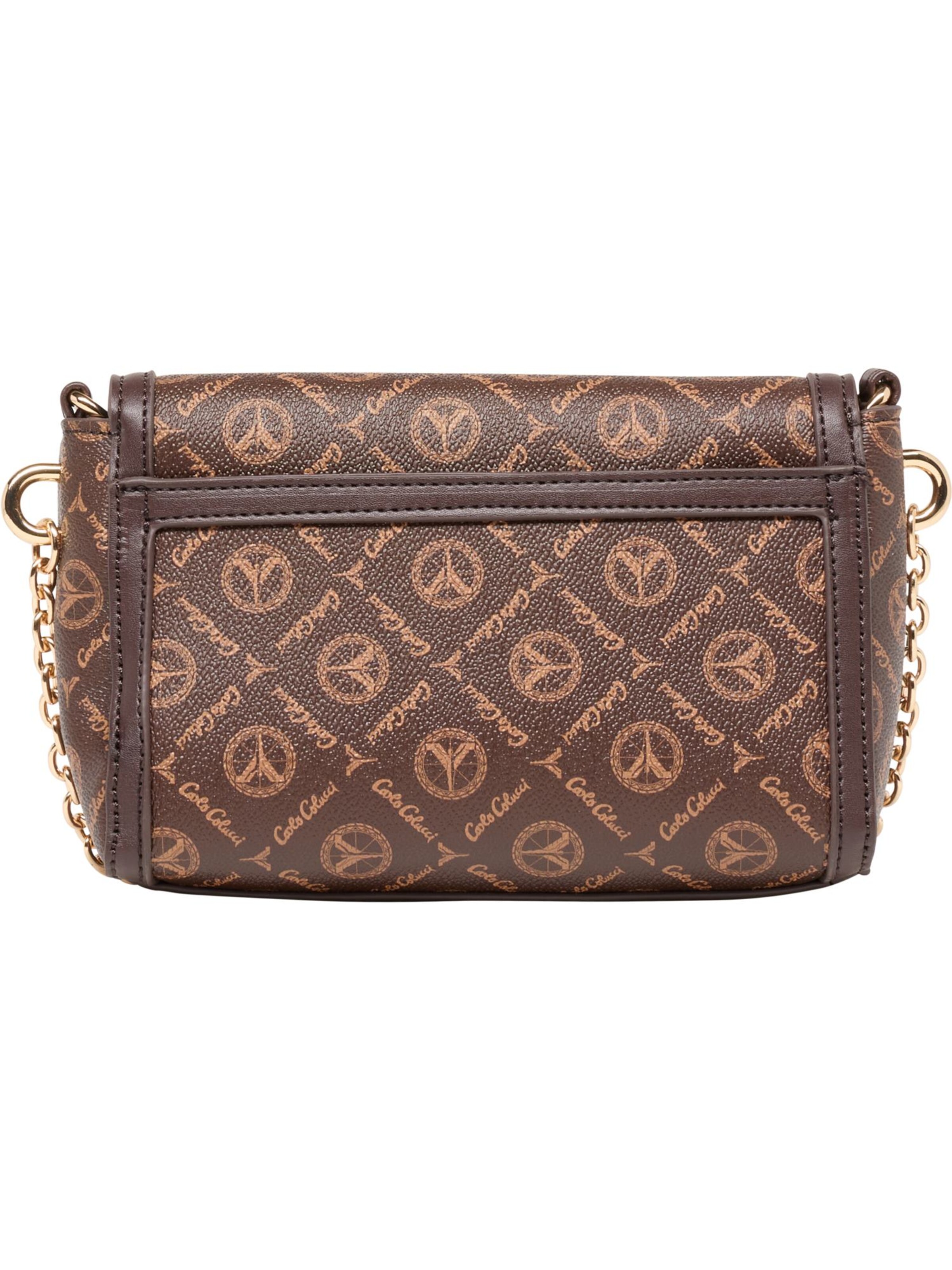 Carlo Colucci Schoudertas 'Delia' in Bruin