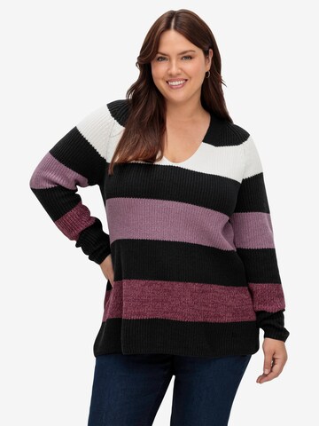 Pull-over SHEEGO en mélange de couleurs : devant