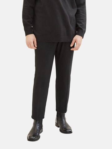 TOM TAILOR Men + Slim fit Chino Pants in Black