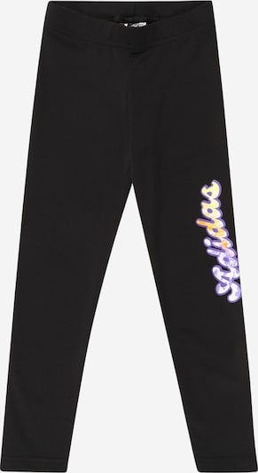 Pantaloni sport ADIDAS PERFORMANCE pe galben / mov liliachiu / negru / alb, Vizualizare produs