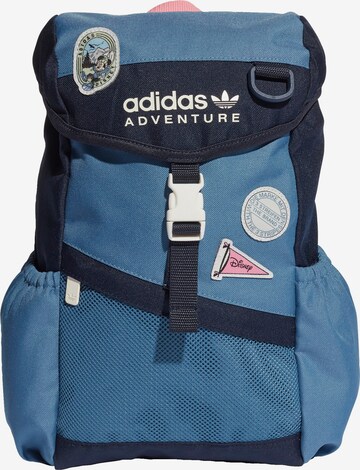ADIDAS ORIGINALS Backpack in Blue: front