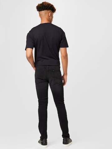 Slimfit Jeans 'Luke' di Lee in nero