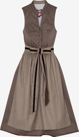 SPIETH & WENSKY Dirndl in Brown: front