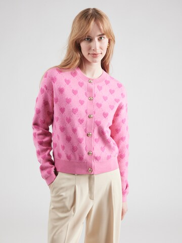 Cardigan 'Viola' Lindex en rose : devant