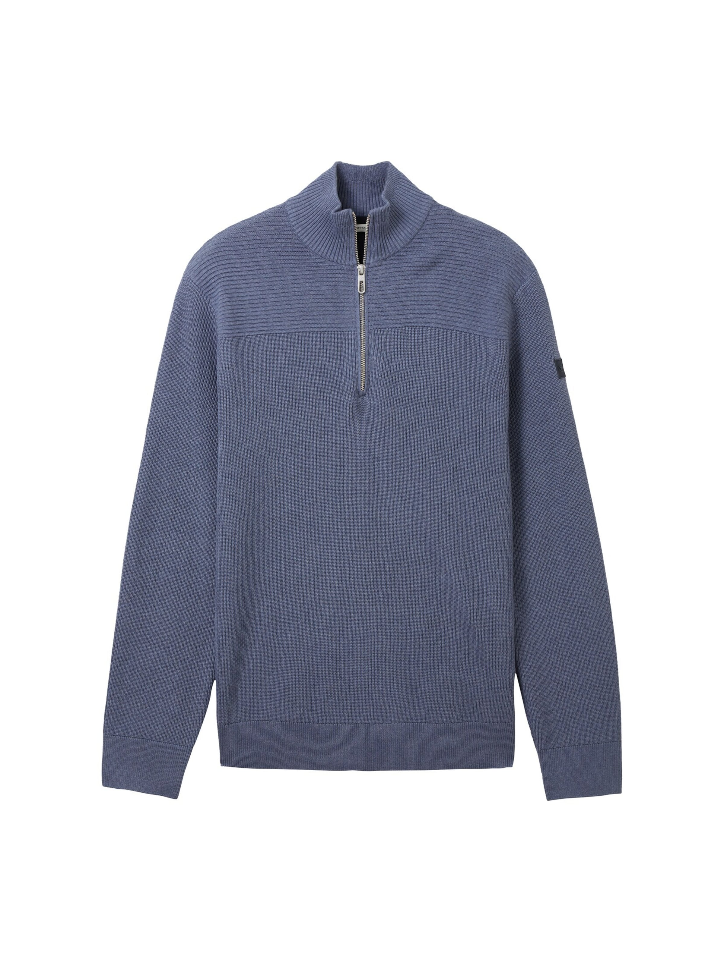 TOM TAILOR Trui in Blauw: voorkant