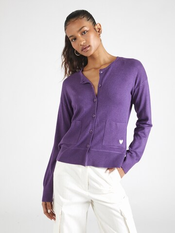 Cardigan 'Lalena' LIEBLINGSSTÜCK en violet : devant