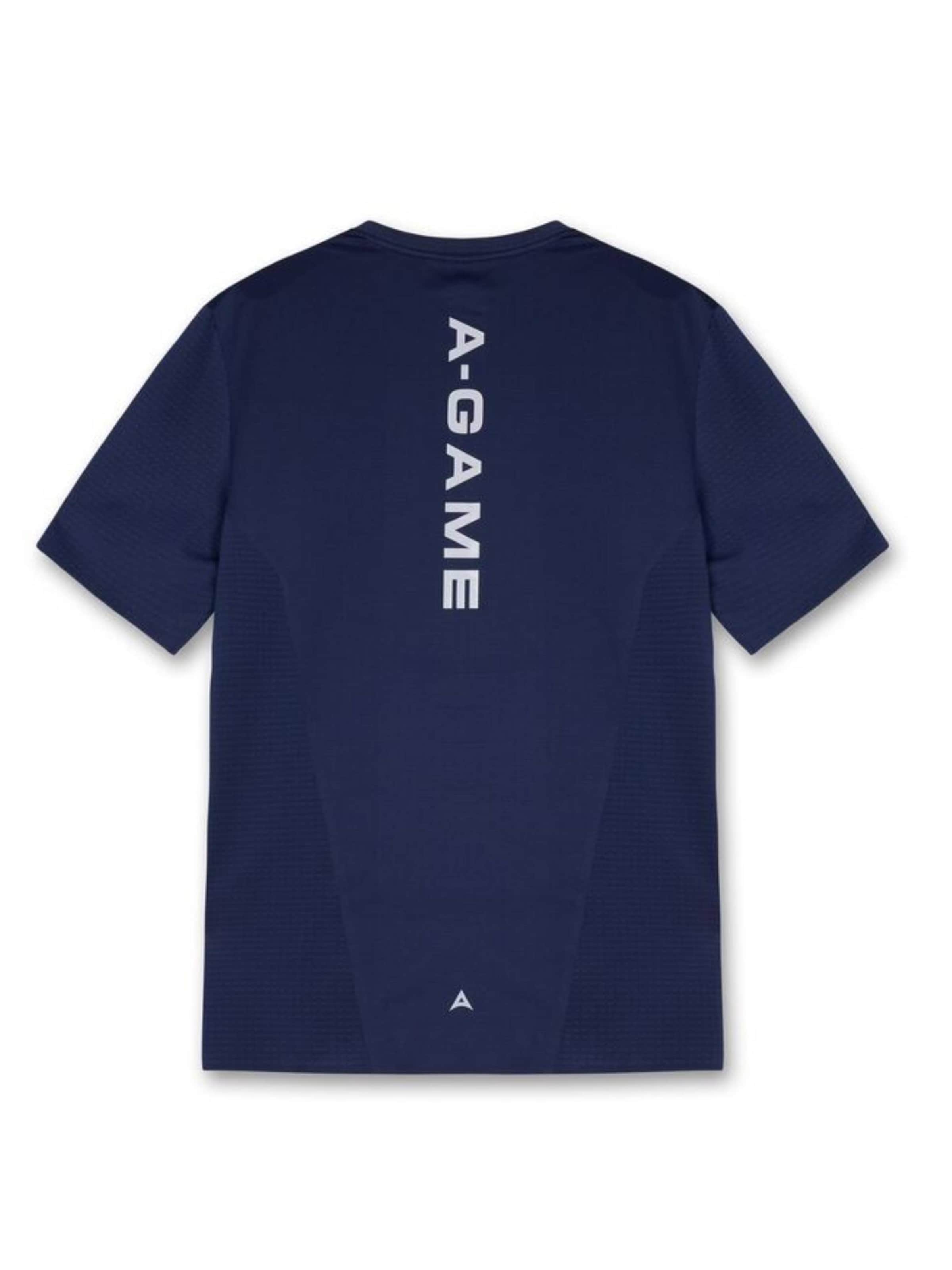 A-Game Tričko 'Basis' - Modrá