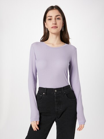 ARMEDANGELS - Camisa 'Jaale' em roxo: frente