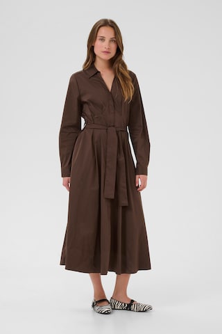 CULTURE Shirt dress 'Elna' in Brown