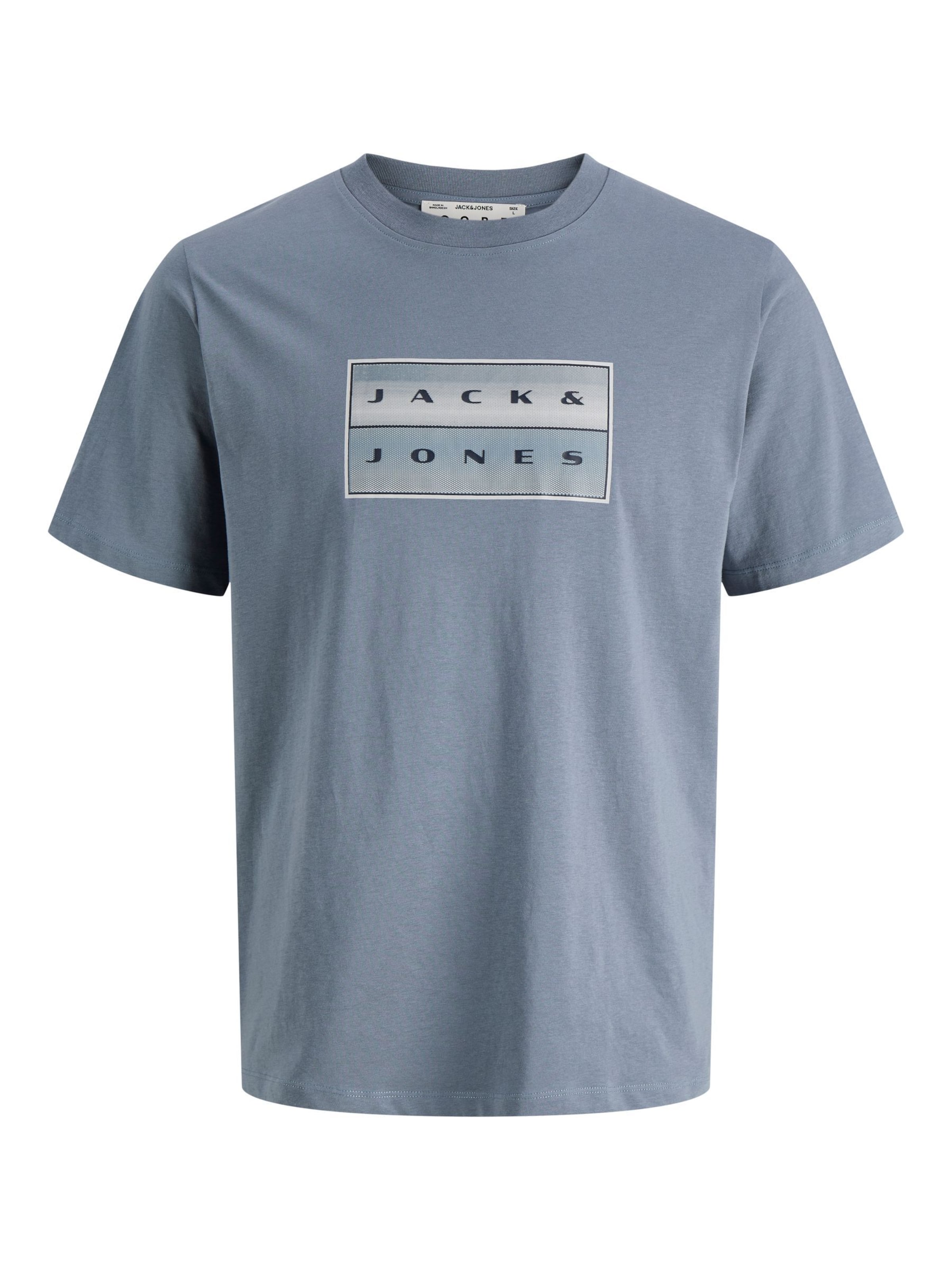 JACK & JONES Shirt 'JCOFusion' in Blue: front